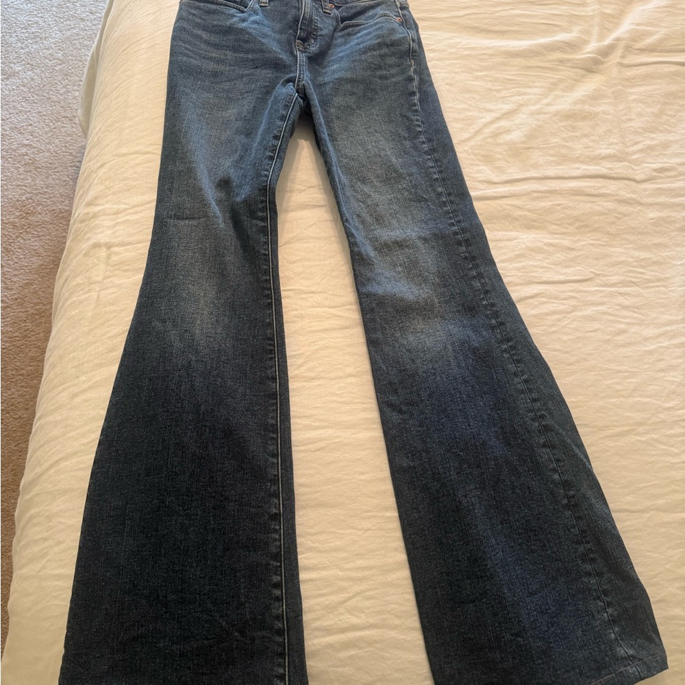 Madewell Indigo Wide Leg Jeans
